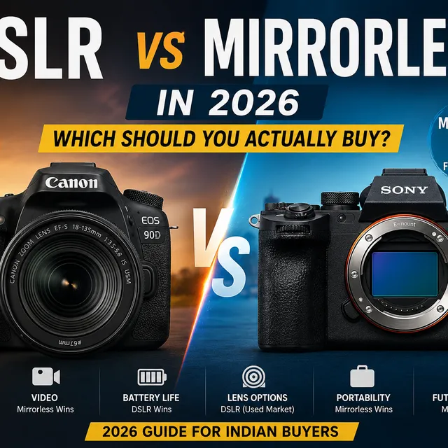 DSLR vs mirrorless 2026 India