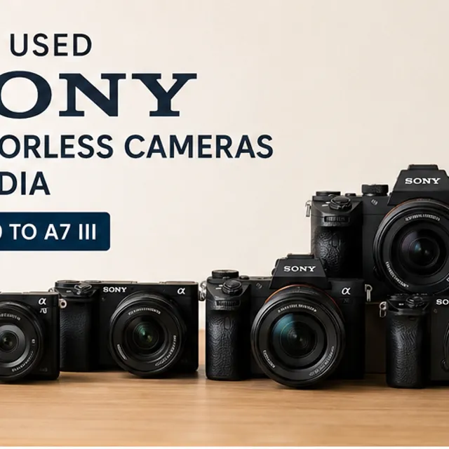 Best Used Sony Mirrorless Cameras in India